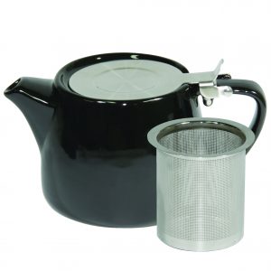 Brew -ONYX STACKABLE TEAPOT 600ml SS INFUSER/LID EA