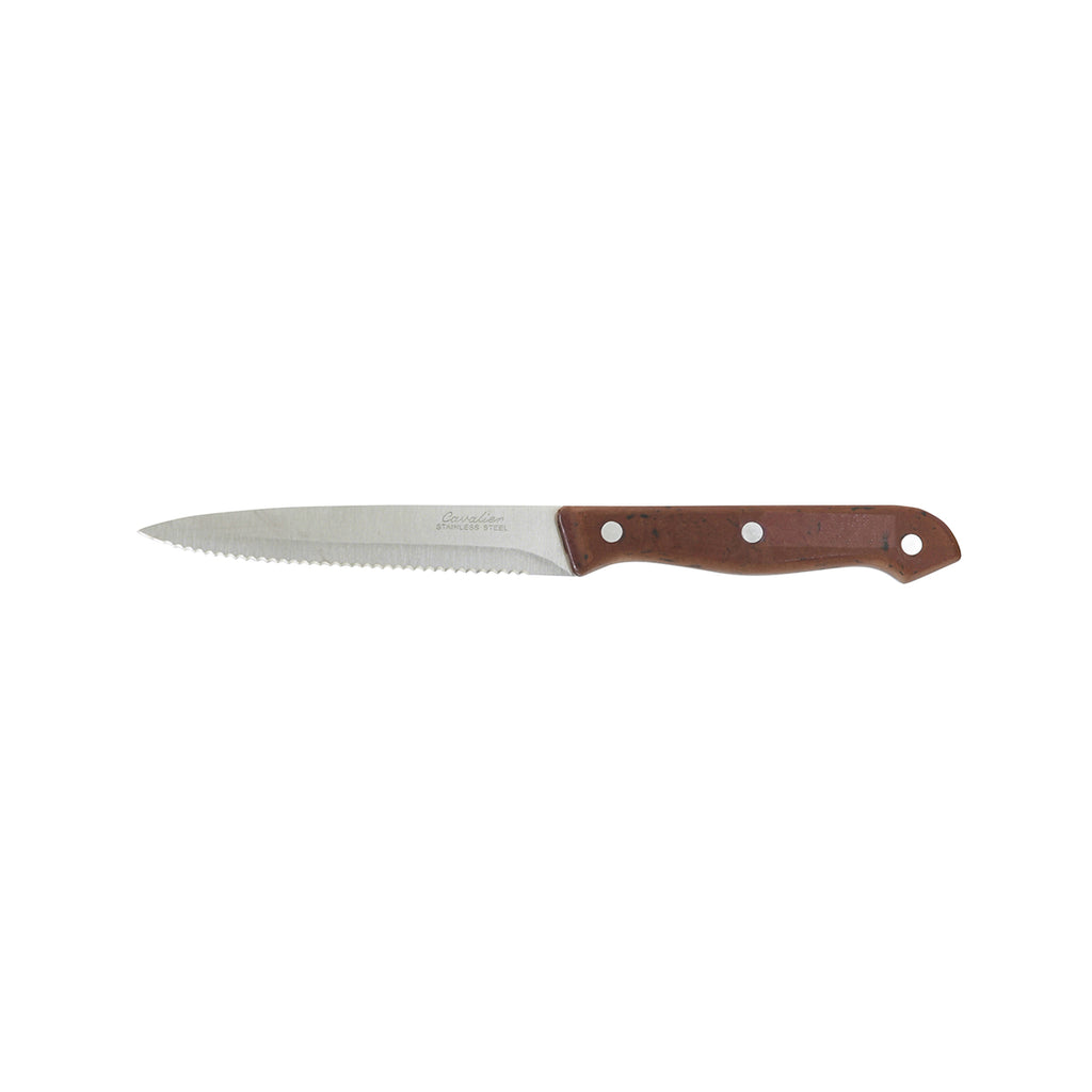 Cavalier  STEAK KNIFE-DARK BROWN BAKELITE HDL, 125mm (201 2652)  (Doz)