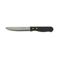 Cavalier Jumbo Steak Knife Round Tip Black Bakelite Forged Handle [Box of 12]