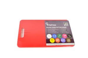 Chef Inox CUTTING BOARD-PP 250x400x13mm RED W/HDL