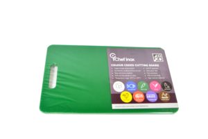 Chef Inox CUTTING BOARD-PP 250x400x13mm GREEN W/HDL