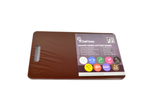 Chef Inox CUTTING BOARD-PP 300x450x12mm BROWN W/HDL