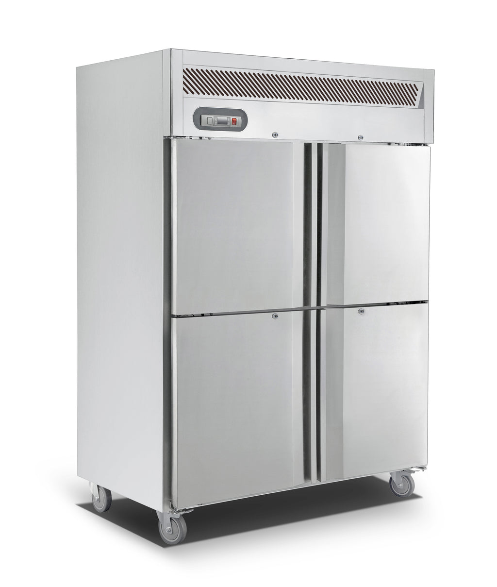 Saltas Split Double Door Upright Fridge S/s 1200lt EUS1142