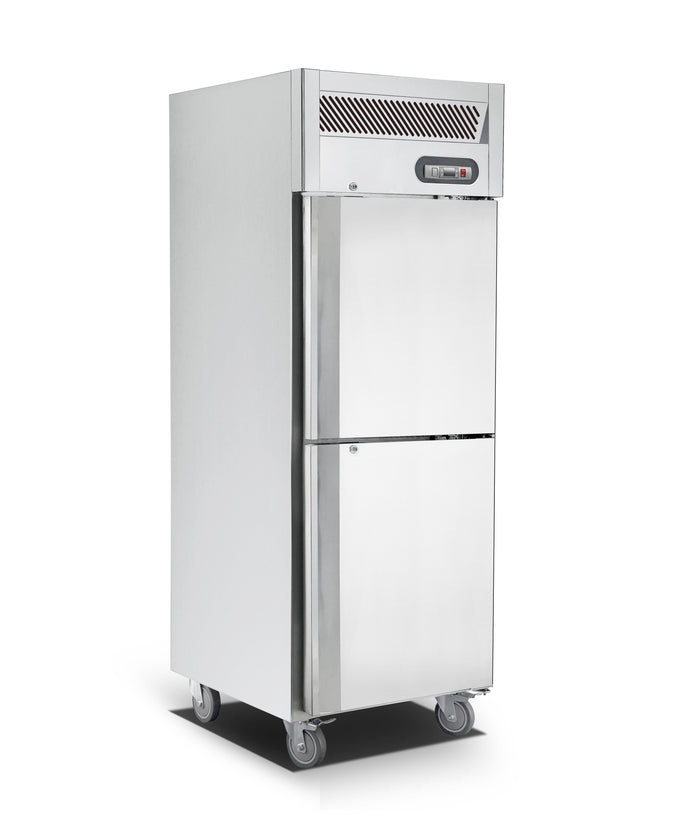 Saltas Split Single Door Upright Fridge S/s 580lt EUS1738