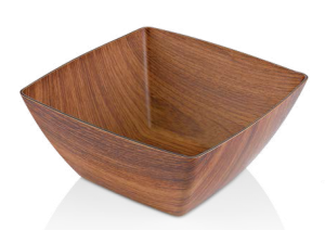 Evelin SQUARE BOWL MEDIUM 195x195x95mm EA