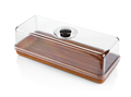 Evelin RECTANGULAR PLATTER & COVER SET 390x160x130mm EA