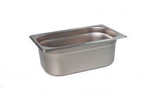 Chef Inox GASTRONORM PAN-18/10 1/4 SIZE 100mm EA