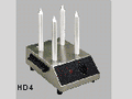 ROLLER GRILL Hot Dog Machine with 4 heated Spikes