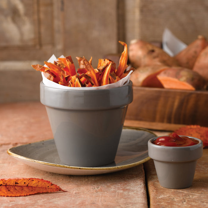 Churchill BIT ON THE SIDE PLANT POT-55mm Ø | 58mm H | 57ml  PEBBLE (x12)