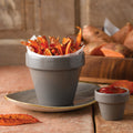 Churchill BIT ON THE SIDE DIP DISH-97mm Ø | 35mm  H| 142ml  PEBBLE (x6)