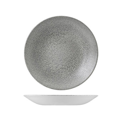 Dudson EVO ORIGINS DEEP COUPE PLATE-255mm Ø GREY (x12)