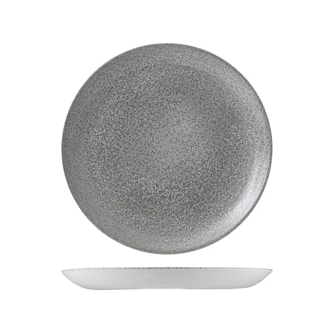 Dudson EVO ORIGINS ROUND COUPE PLATE-260mm Ø GREY (x12)