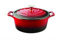 La Cuisine PRO SERIES ROUND DEEP CASSEROLE RED 280mm EA