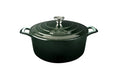 La Cuisine PRO SERIES ROUND DEEP CASSEROLE HUNTING GRN 240mm EA