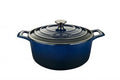 La Cuisine PRO SERIES ROUND DEEP CASSEROLE SAPPHIRE 260mm EA