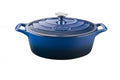 La Cuisine PRO SERIES OVAL DEEP CASSEROLE SAPPHIRE 300mm EA