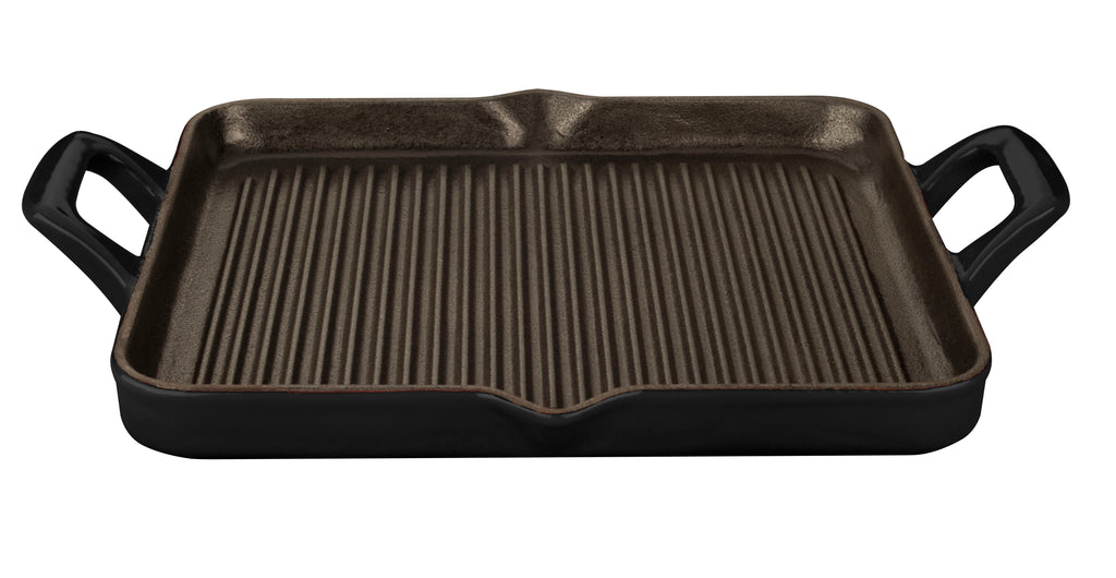 La Cuisine PRO SERIES GRILL PAN  2/HDL 290x260mm BLACK EA