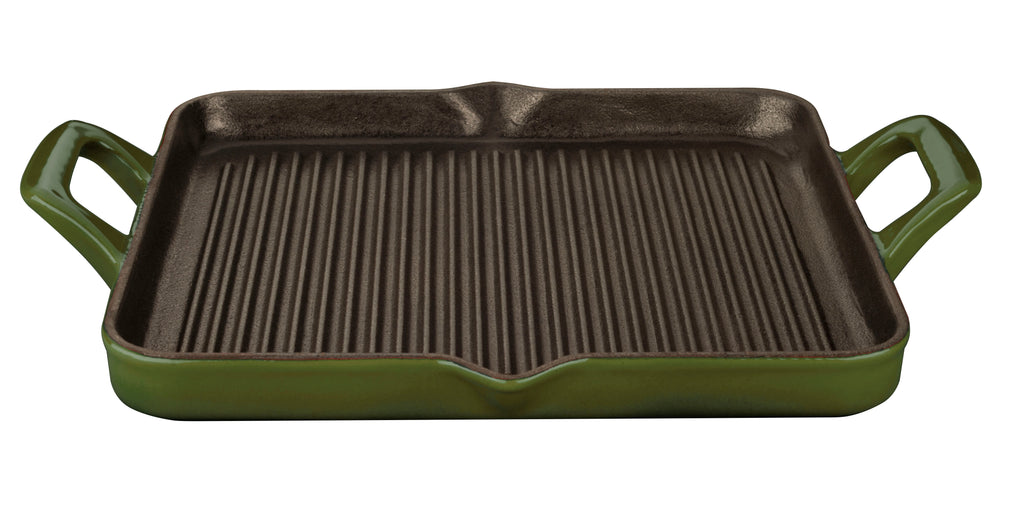 La Cuisine PRO SERIES GRILL PAN  2/HDL 290x260mm GREEN EA
