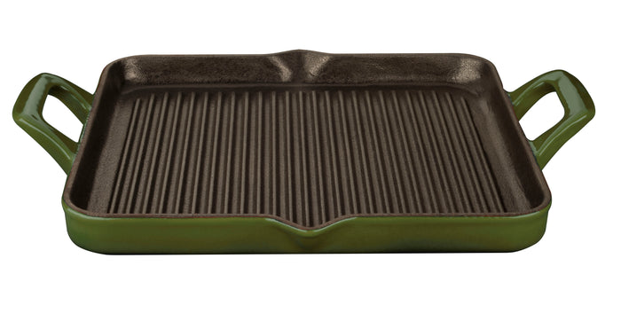 La Cuisine PRO SERIES GRILL PAN  2/HDL 290x260mm GREEN EA