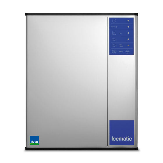 ICEMATIC High Production Slim Line Large Dice Ice Machine ML195-A ECO