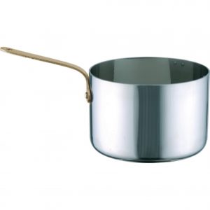 Chef Inox MINIATURES-SAUCEPAN 120x75mm18/10 WITH BRASS HANDLE EA
