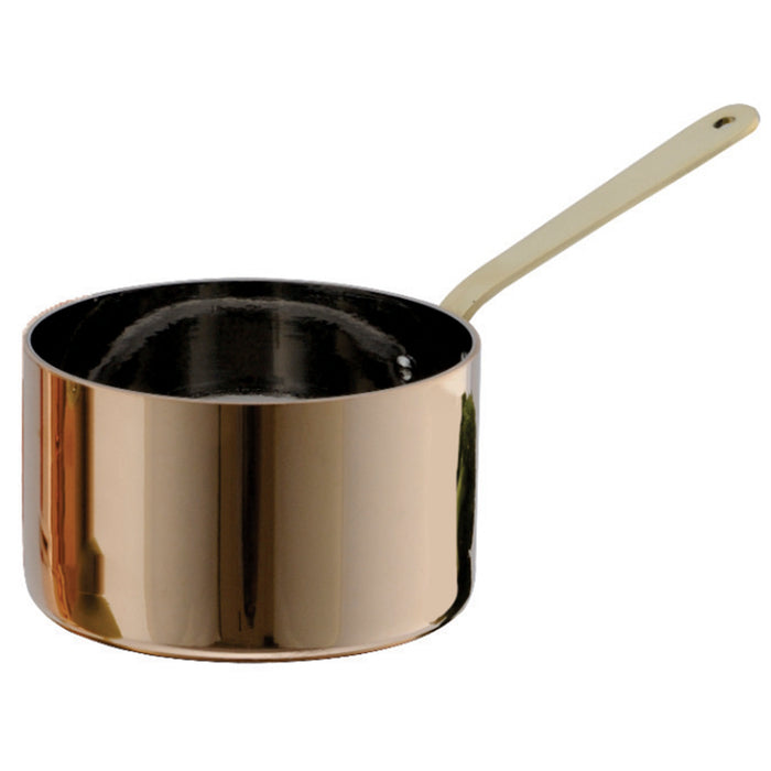 Chef Inox MINIATURES-SAUCEPAN 90x60mm COPPER WITH BRASS HANDLE EA