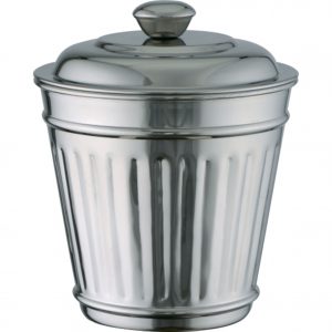 Chef Inox MINIATURES-TRASH CAN RIBBED 90x120mm 18/8 EA