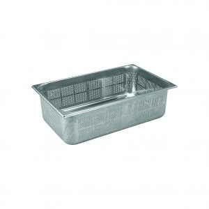 Inox Macel MAXIPAN-GN 1/1 x 100mm PERFORATED EA