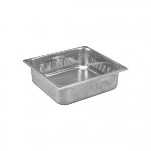 Inox Macel MAXIPAN-GN 2/1 x 200mm PERFORATED EA