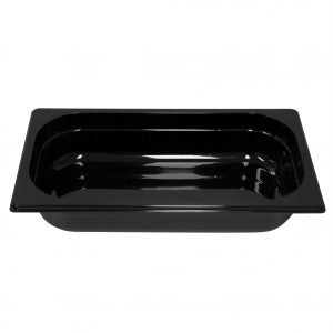 Inox Macel GASTRONORM PAN- POLYCARB 1/3 x 65mm2.25lt BLACK EA