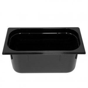 Inox Macel GASTRONORM PAN- POLYCARB 1/3 x 150mm5.5lt BLACK EA