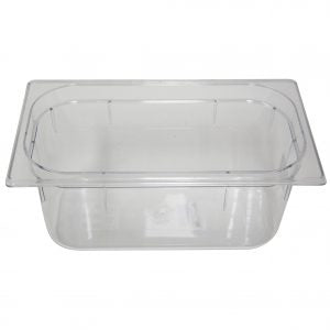 Inox Macel GASTRONORM PAN- POLYCARB 1/3 x 150mm5.5lt CLEAR EA