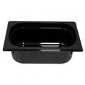 Inox Macel GASTRONORM PAN- POLYCARB 1/4 x 100mm2.25lt BLACK EA
