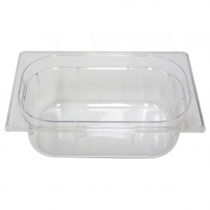 Inox Macel GASTRONORM PAN- POLYCARB 1/4 x 100mm2.25lt CLEAR EA