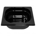 Inox Macel GASTRONORM PAN- POLYCARB 1/6 SIZE 65mm1.0lt BLACK EA