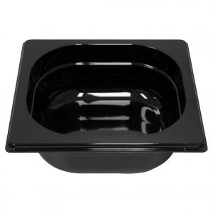 Inox Macel GASTRONORM PAN- POLYCARB 1/6 SIZE 65mm1.0lt BLACK EA