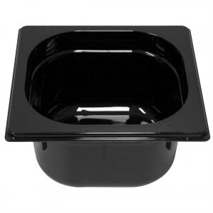 Inox Macel GASTRONORM PAN- POLYCARB 1/6 x 100mm1.5lt BLACK EA