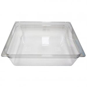 Inox Macel POLYCARBONATE CLEAR GASTRONORM PAN-2/1 SIZE 150mm40.5l (x5)