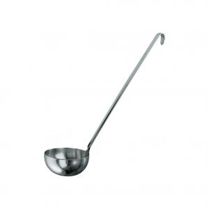 Paderno LADLE-18/10 1pc 0.25lt BOWL:100mm HDL:370mm EA