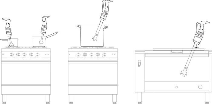 Robot Coupe CMP250 V.V. - Compact Stick Blender with Variable Speed
