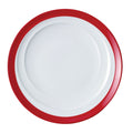 Royal Porcelain MAXADURA RESONATE-ROUND PLATE COUPE 230mm RED INNER BAND EA