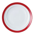 Royal Porcelain MAXADURA RESONATE-ROUND PLATE COUPE 230mm RED INNER BAND EA
