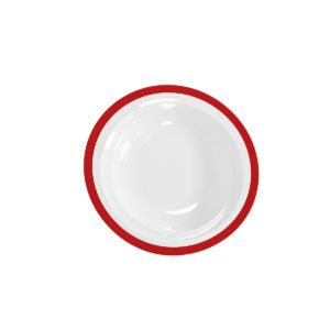 Royal Porcelain MAXADURA RESONATE-ROUND BOWL 238x45mm (M9511) RED INNER BAND EA