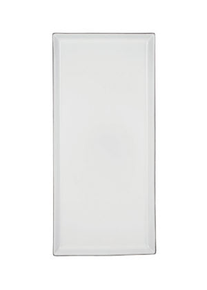 Revol  EQUINOXE WHITE CUMULUS RECTANGULAR PLATTER 325x150mm EA