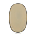Revol  CARACTERE NUTMEG OVAL SERVICE PLATE 355x218x25mm EA