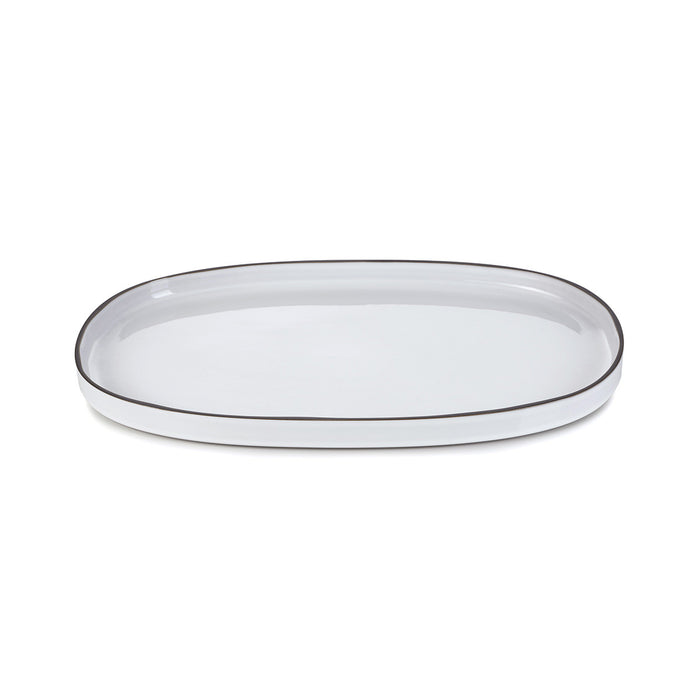Revol  CARACTERE OVAL DISH WHITE CUMULUS 465x287x30 EA