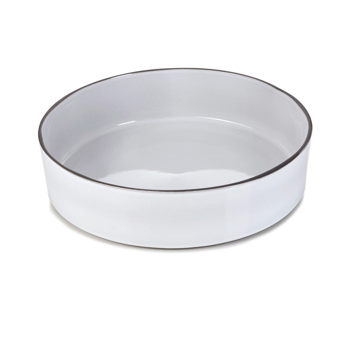 Revol  CARACTERE SALAD BOWL WHITE CUMULUS 325x80mm 3.5lt EA