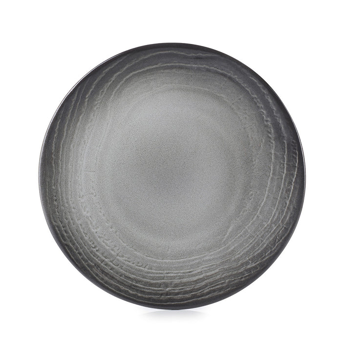 Revol  SWELL BREAD PLATE BLACK SAND 160x19mm EA