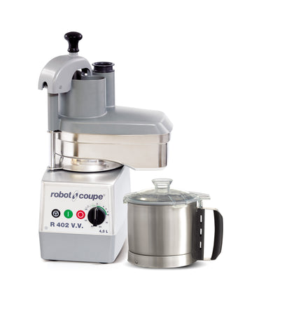 Robot Coupe R402 V.V. - Food Processor 4.5 Litre Bowl with Variable Speed includes 4 discs