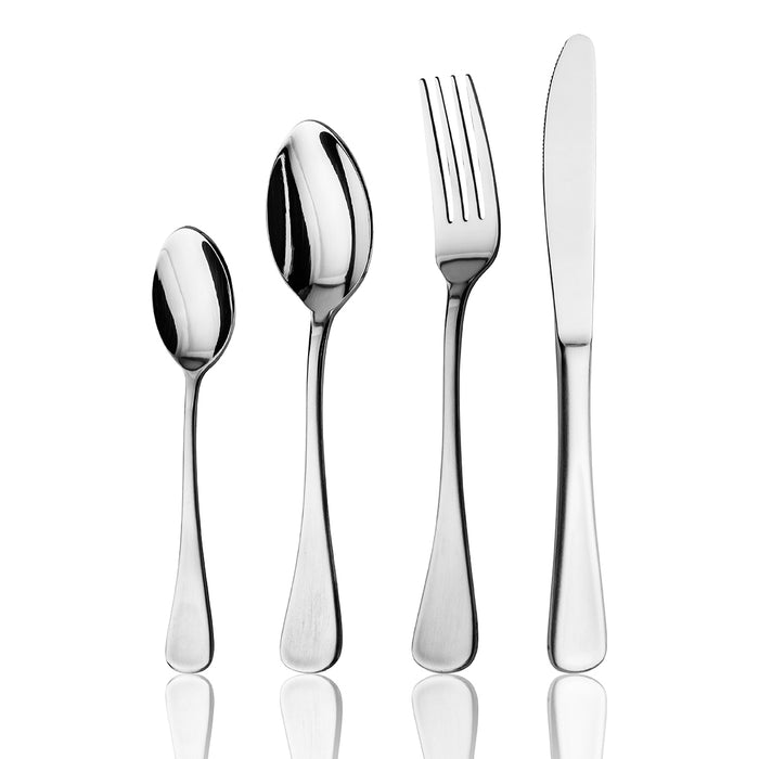 Trenton  ROME SERVING SPOON-18/10 SATIN HANDLES/MIRROR HEAD (Each)